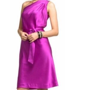 Vibrant Silk Dress Size 2 elevated basics luxury glam 100% Silk missing belt